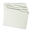 Smead Pressboard Folder 8-1/2 x 11", 1/3-Cut Tab, Green, Pk25 13234